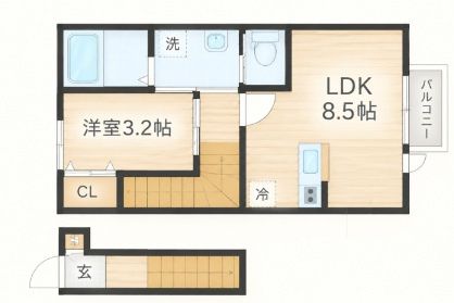 FORIA新宮沢橋A