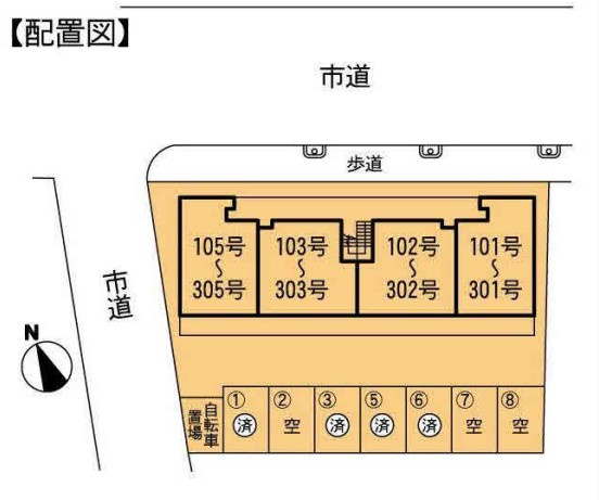 特典：仲介手数料が無料です!!の区画図