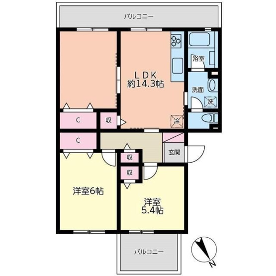 【間取り】 | ベターハウス大和１号棟