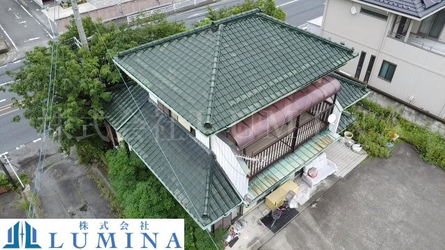 高崎市新町　中古戸建の前面道路含む現地写真
