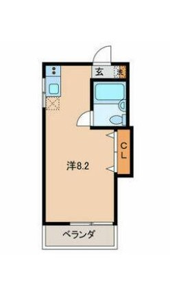 ホワイトＫＹの間取り|間取りです。