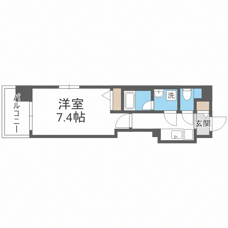 セイワパレス都島駅前の間取り