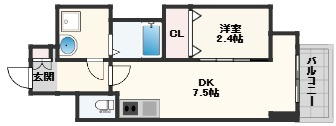ArtizA南船場の間取り
