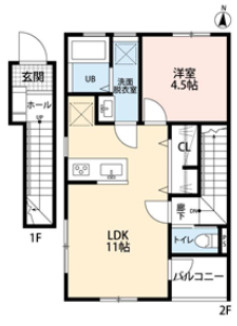リーブルファイン松戸五香の間取り