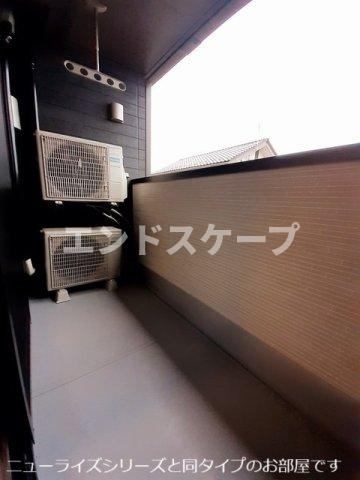 鳥羽町アパートのバルコニー|高崎、前橋のお部屋探しはエンドスケープまで！お客様の理想お聞かせ下さい♪