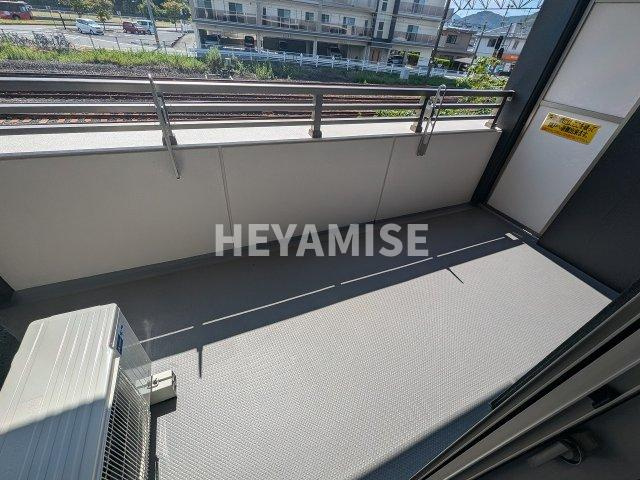 フロンティアききつⅢのバルコニー|※室内画像は別号室のもの