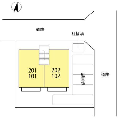 アムールⅡの区画図