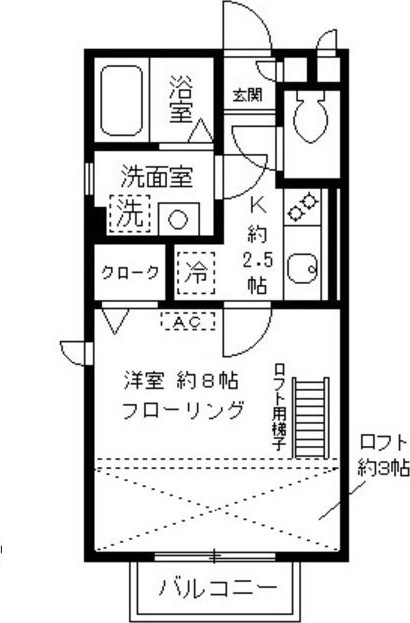アコルトの間取り|間取りです。