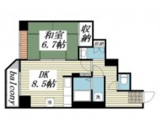 【間取り】 | タートル仲六郷 | 間取りです。