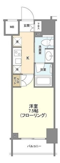 【間取り】 | リビオレゾン新虎通り | 間取りです。