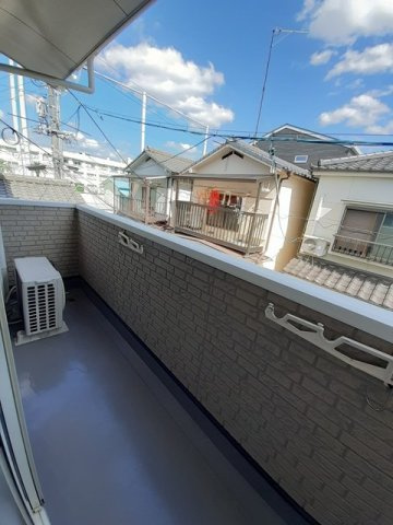 パティオ　あさひのバルコニー|お洗濯にも便利なバルコニー付き