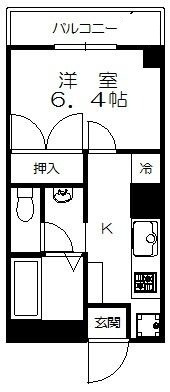パインズアーク鵜の木の間取り|間取りです。