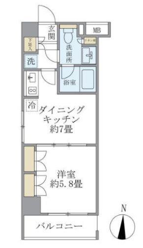 【間取り】 | パークスフィア中野富士見町