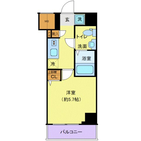 クレヴィスタ大井町の間取り