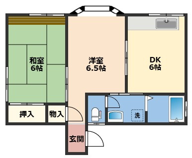 【間取り】 | アーネスハイツわか