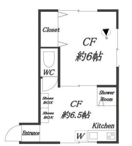 アイリス西赤羽の間取り|間取りです。