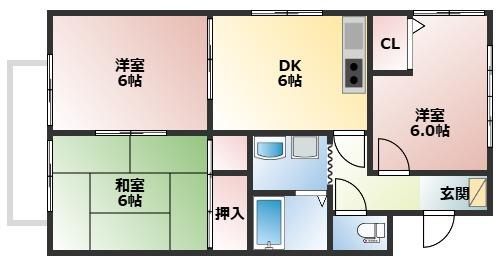 ラベンダー堤【キャッシュバック対象物件】の間取り