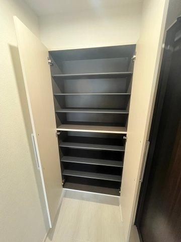 クレヴィスタ中野新橋Ⅱの収納|こまごまとしたものを収納できそうですね