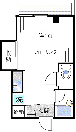 リズ松ヶ丘の間取り