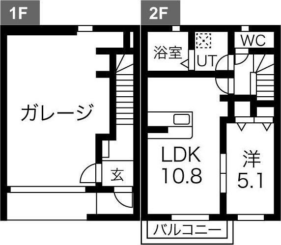 A's Garageの間取り