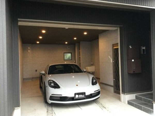 A's Garageの駐車場