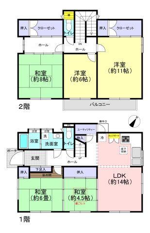 さいたま市緑区東浦和８丁目の間取り
