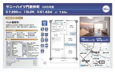 【その他】 | サニーハイツ門前仲町　仲介手数料無料＋40万円現金プレゼント中