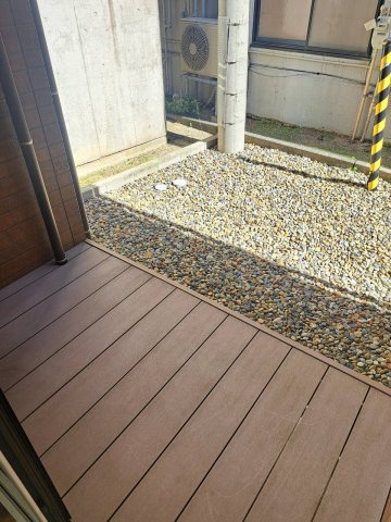 New　port　villaの庭|テラス