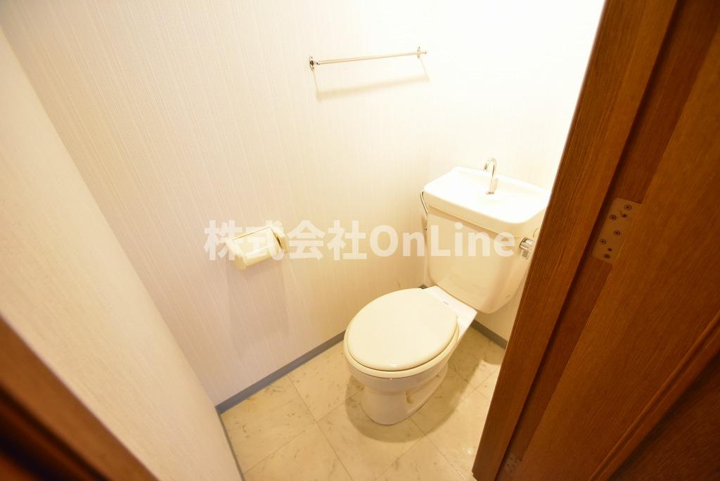 八尾市山本高安町２丁目の賃貸マンションのトイレ