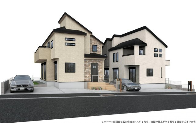 横浜市栄区野七里１丁目 新築戸建て【仲介手数料無料】カースペース3台