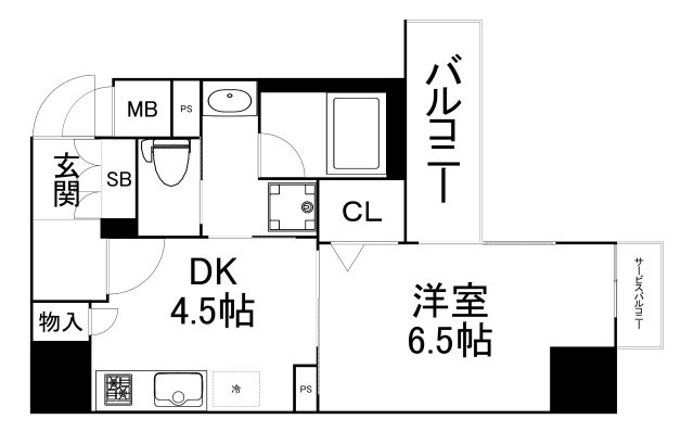 【間取り】 | プレサンスNEO心斎橋