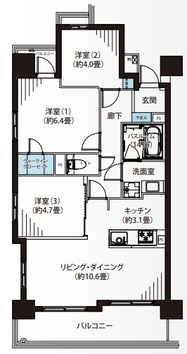 【間取り】 | ナイスアーバン浅草