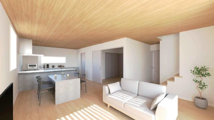 つつじが丘7丁目　新築戸建の完成予想図
