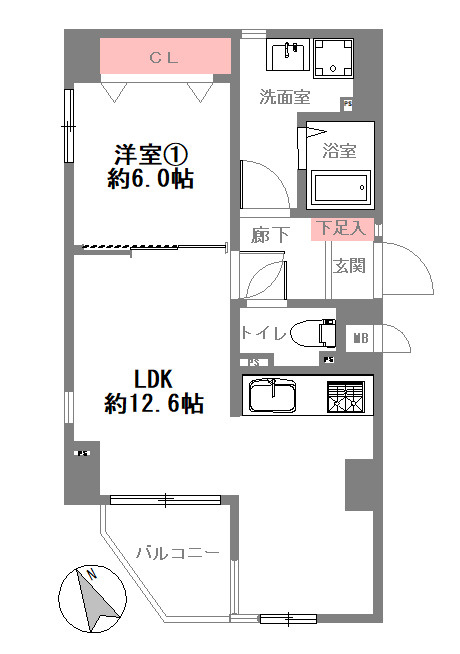 【間取り】の画像