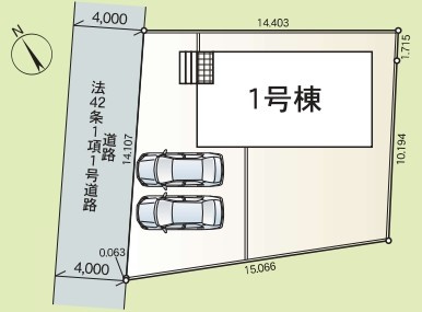 土浦市中村南　第12　新築戸建の区画図|区画図です♪