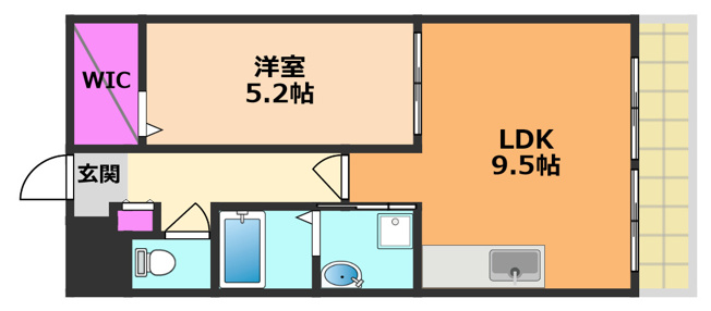【間取り】 | パークヒルズ高槻