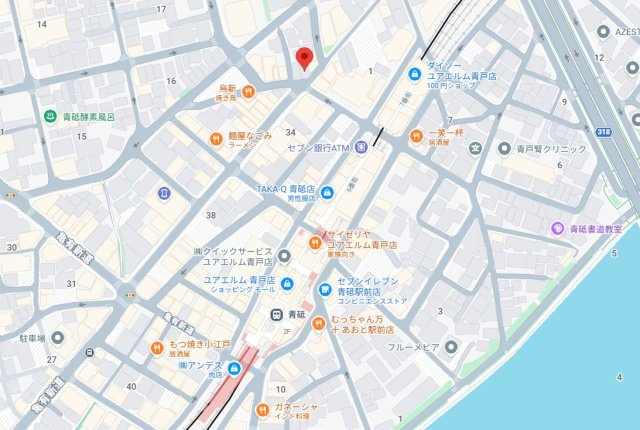 若林ビルの地図