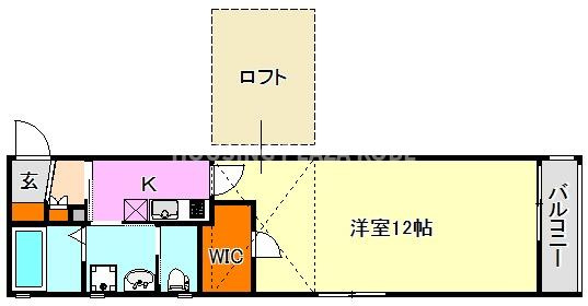 ワコーレヴィアーノ垂水城が山　猫の家の間取り
