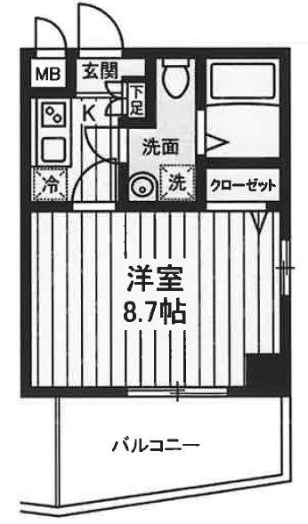 フェニックスⅡ・アムス亀戸の間取り|間取りです。