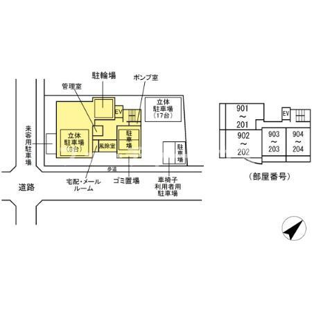 エミネンス大町の区画図