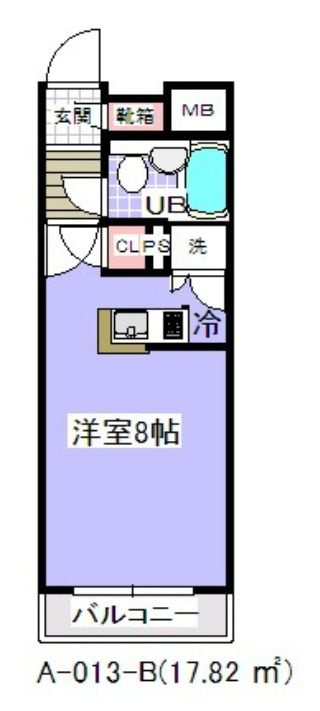 ローズガーデン５番館(A-013)の間取り