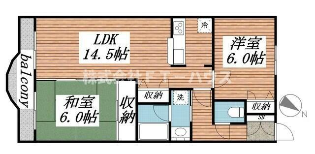 ベルクレールの間取り