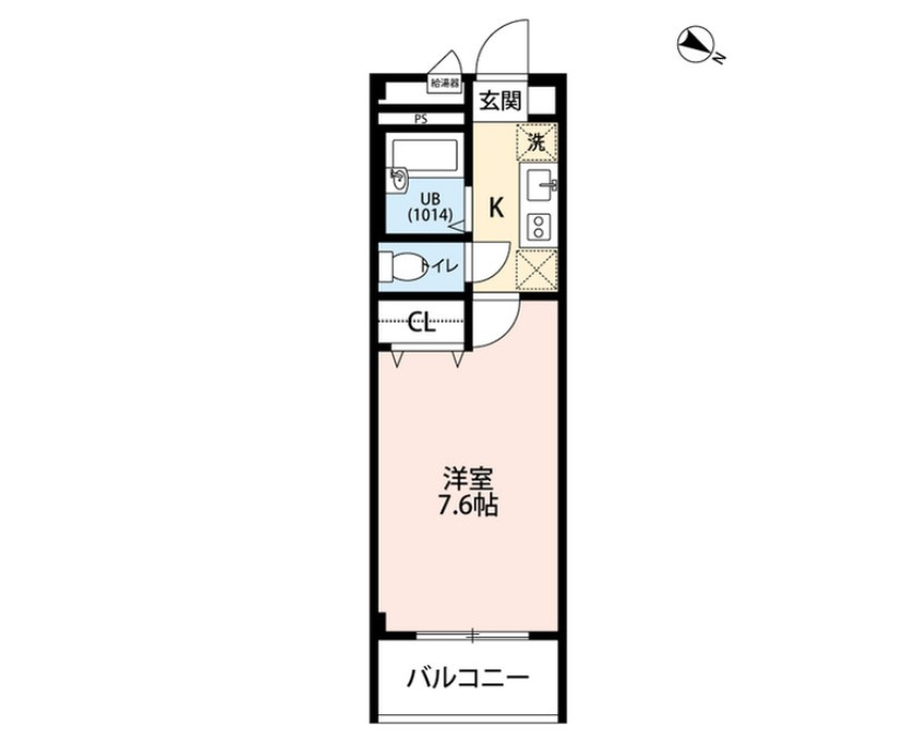 アンプルール　フェール　レーベンの間取り