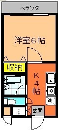 タウンヒル北口の間取り