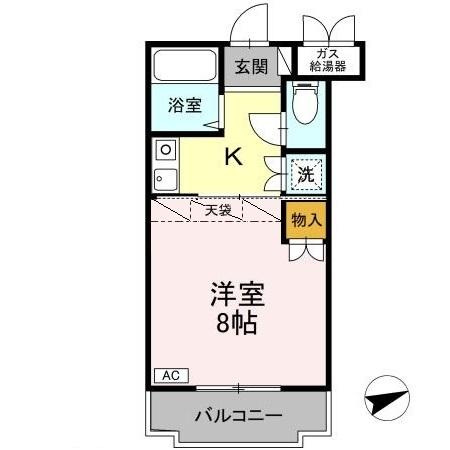 ヴィラソレイユの間取り