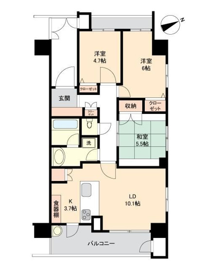 【間取り】 | カインドステージ館林