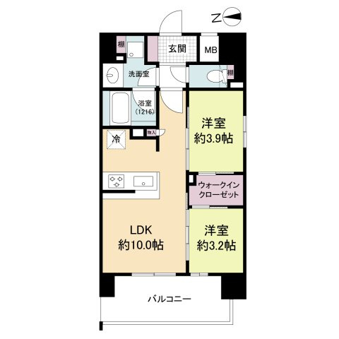 ソルレヴェンテ新梅田の間取り|ソルレヴェンテ新梅田　間取り