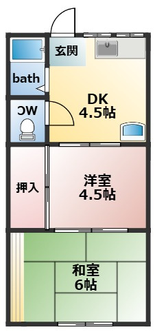 【間取り】 | 谷口ハイツ（西棟）