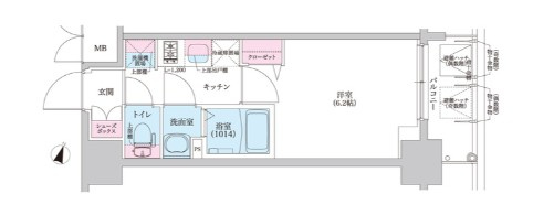 プレサンスブルーム東三国の間取り