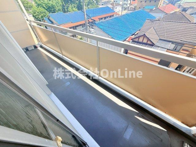 宮町コーポラスのバルコニー